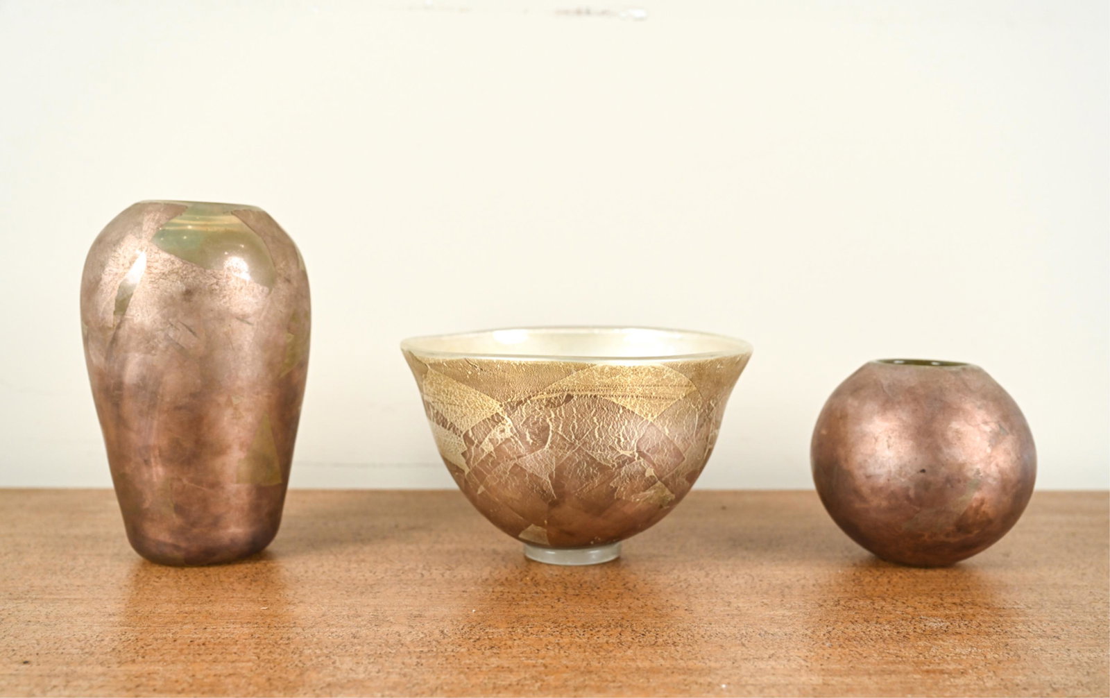 (3) ADAM AARONSON ART GLASS GROUPING (1 of 13)