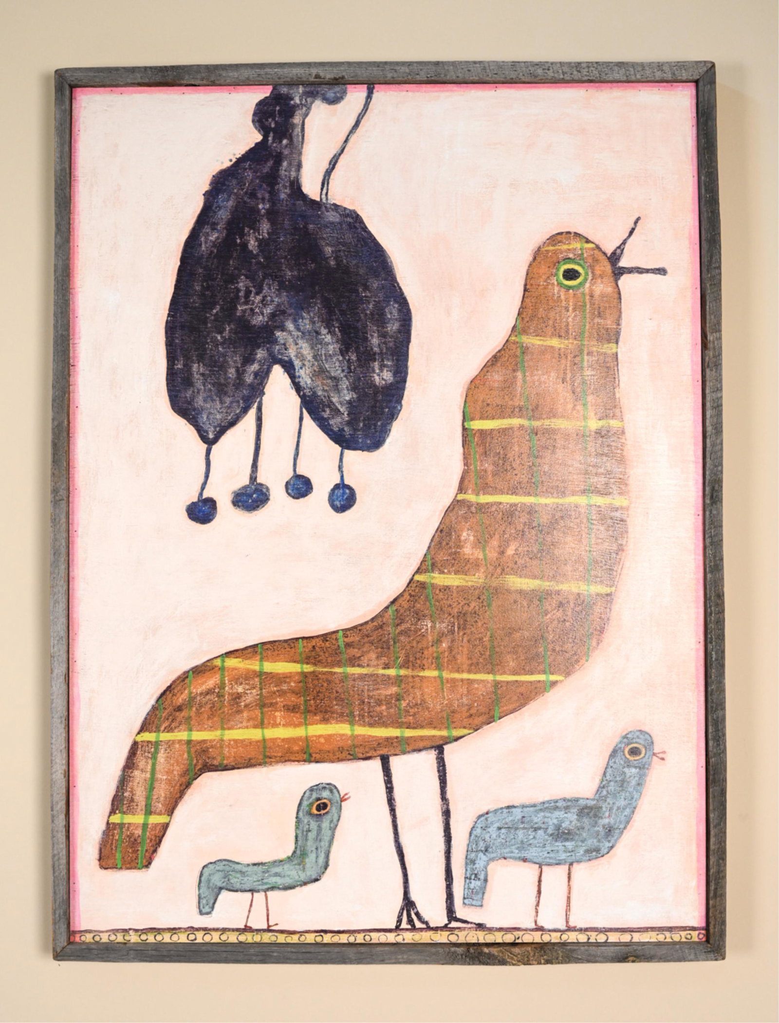 CONTEMPORARY FOLK ART-STYLE BIRD PRINT (1 of 11)