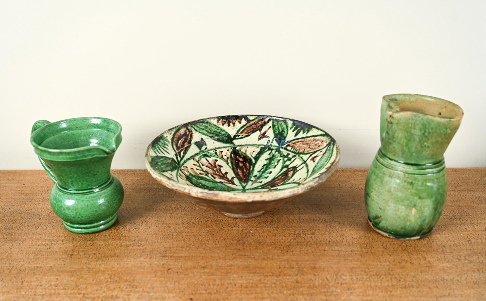 (3) FRENCH CERAMICS INCL. ANTIQUE, VALLAURIS (1 of 13)