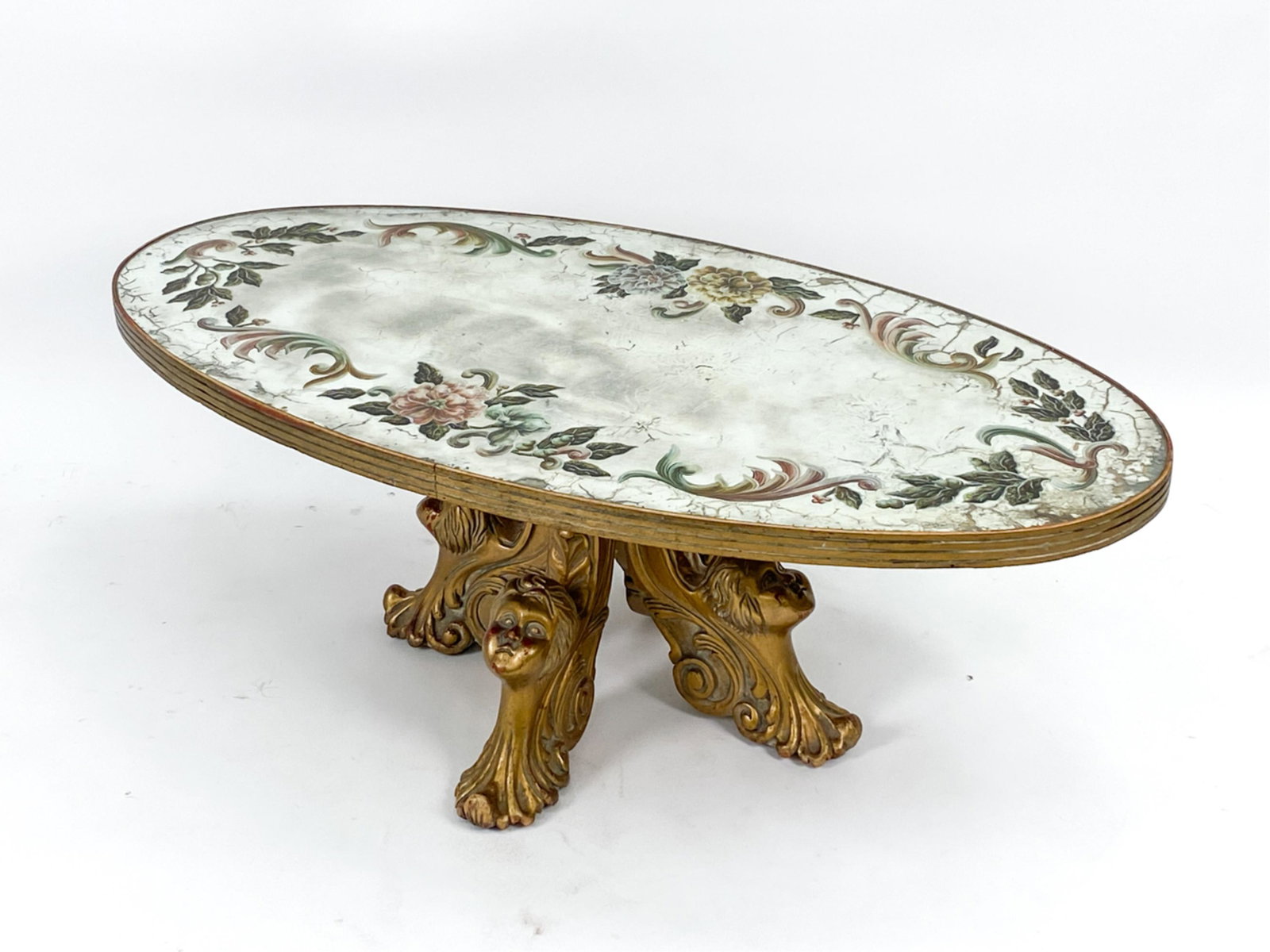 VINTAGE ITALIAN HOLLYWOOD REGENCY COFFEE TABLE (1 of 13)