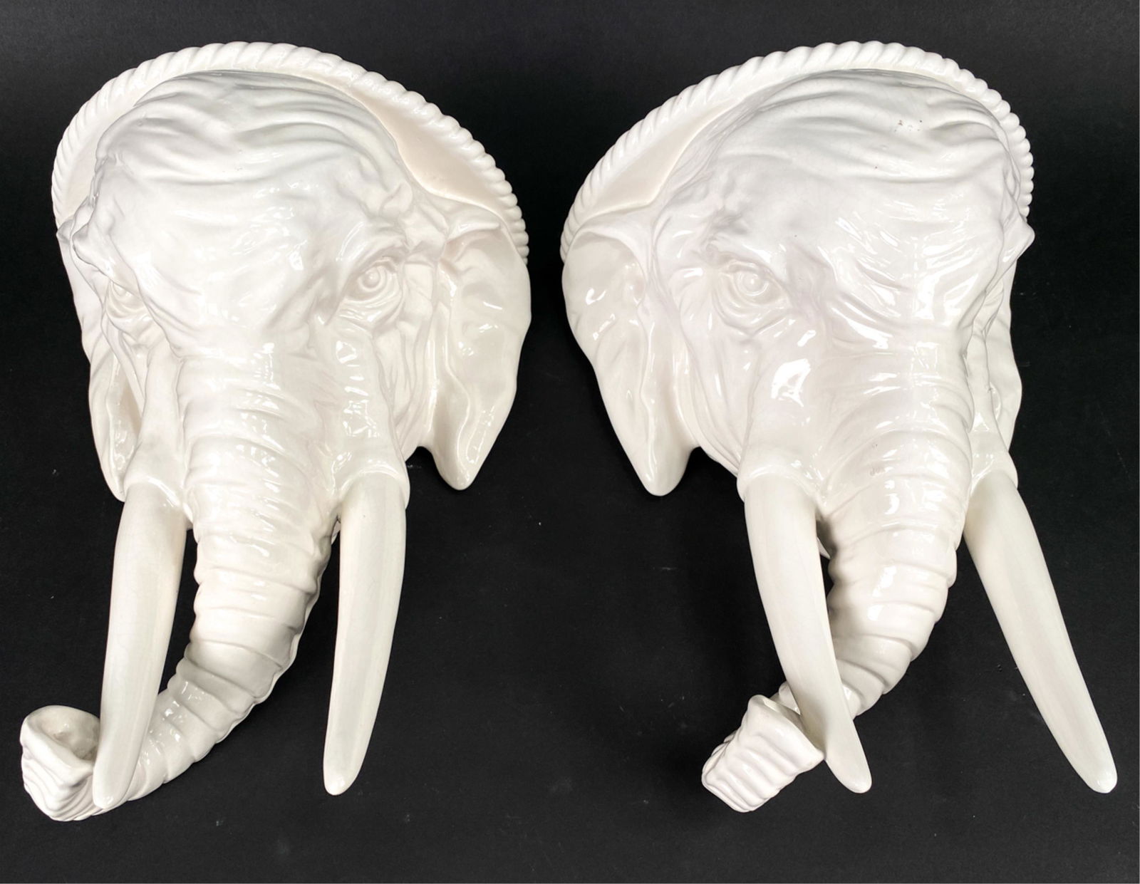 PAIR OF MID-CENTURY ITALIAN ELEPHANT WALL BRACKETS (1 of 10)