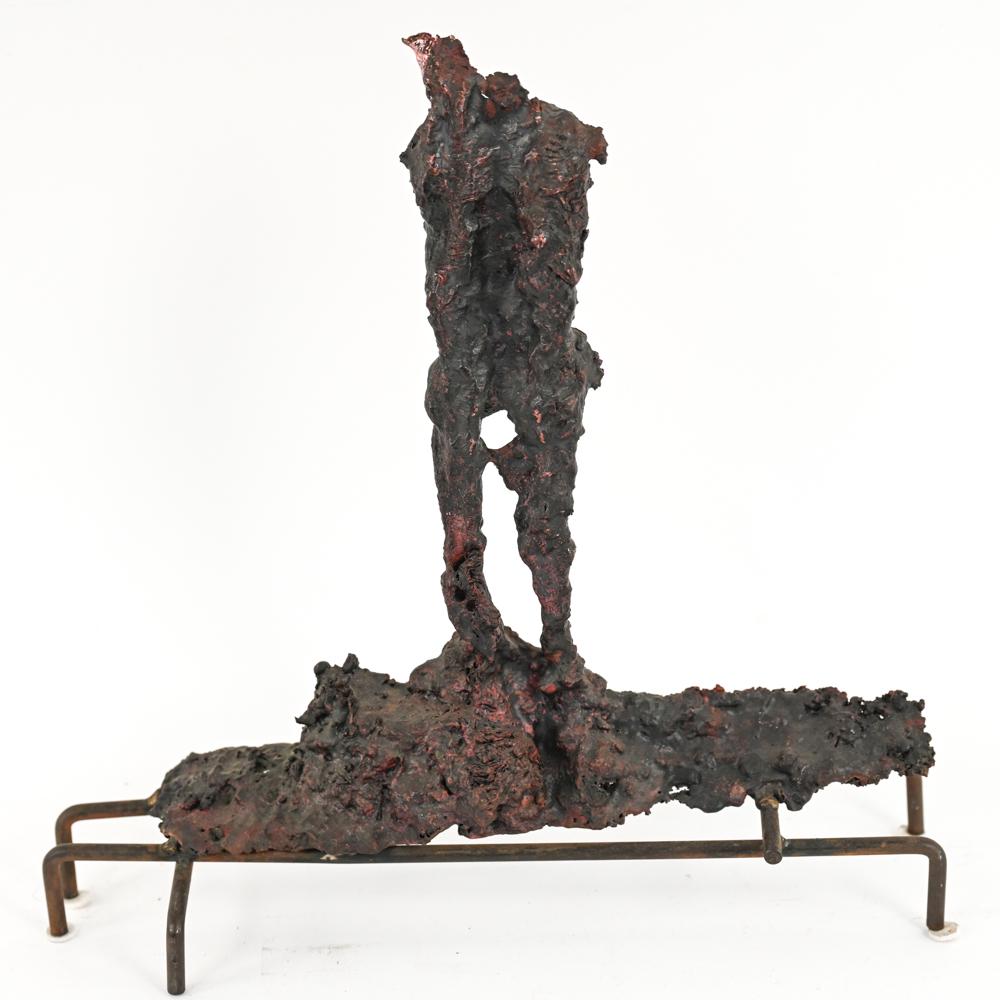 MODERN FIGURAL BRUTALIST SCULPTURE (1 of 12)