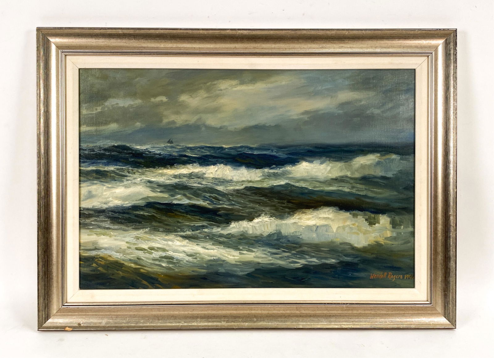 WENDELL ROGERS (1880-1973) O/C SEASCAPE (1 of 9)