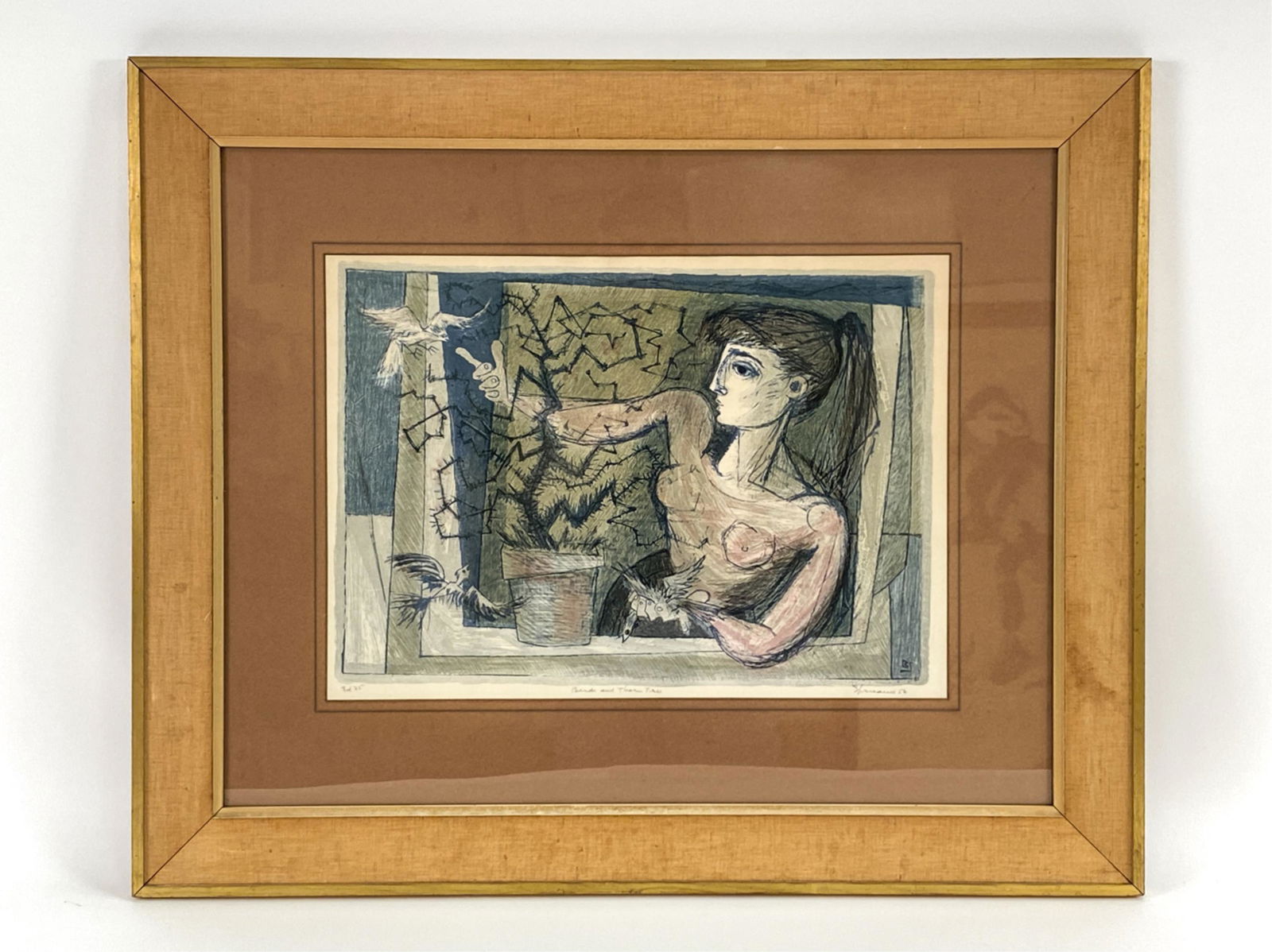 BENTON SPRUANCE (1904-1967) COLOR LITHOGRAPH (1 of 11)