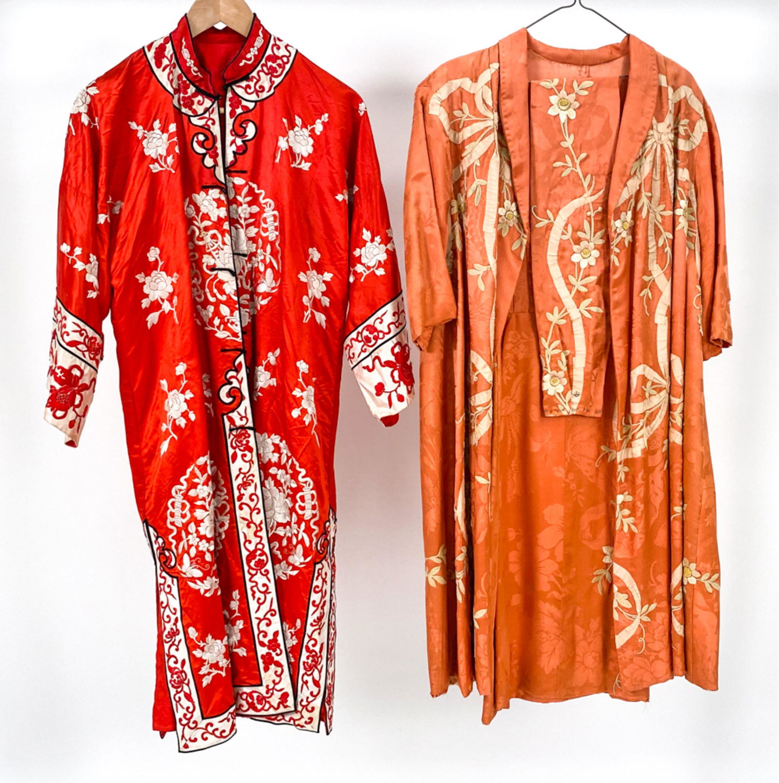 VINTAGE DEMI-COUTURE CHINOISERIE SILK CLOTHING (1 of 16)