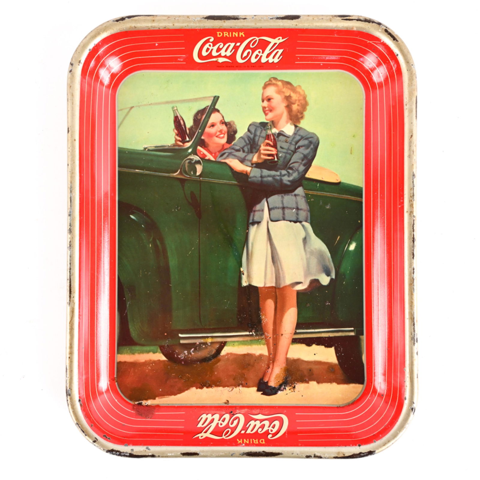 1940'S COCA-COLA ADVERTISING TRAY (1 of 14)