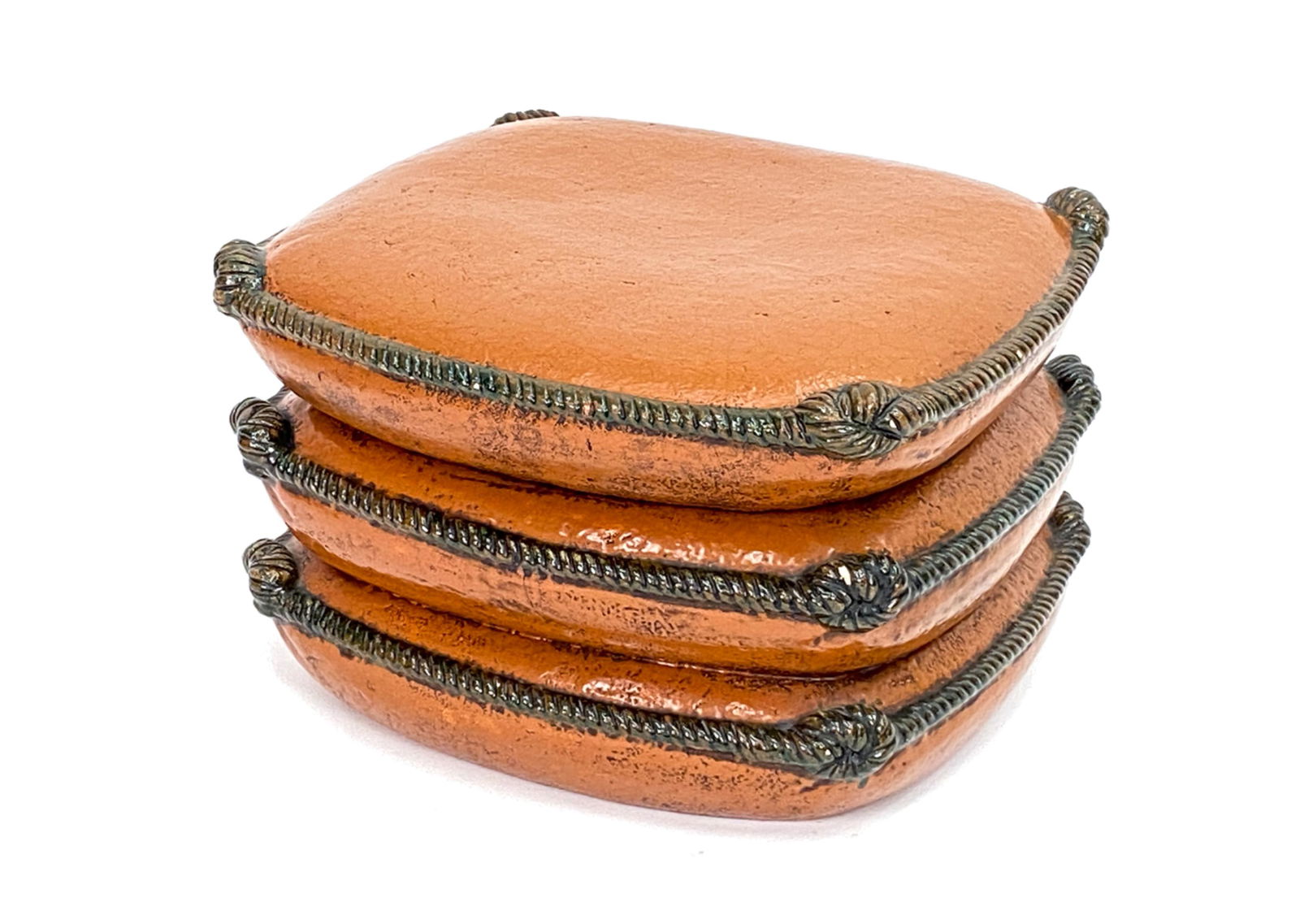 TERRACOTTA FAUX PILLOW GARDEN SEAT (1 of 13)