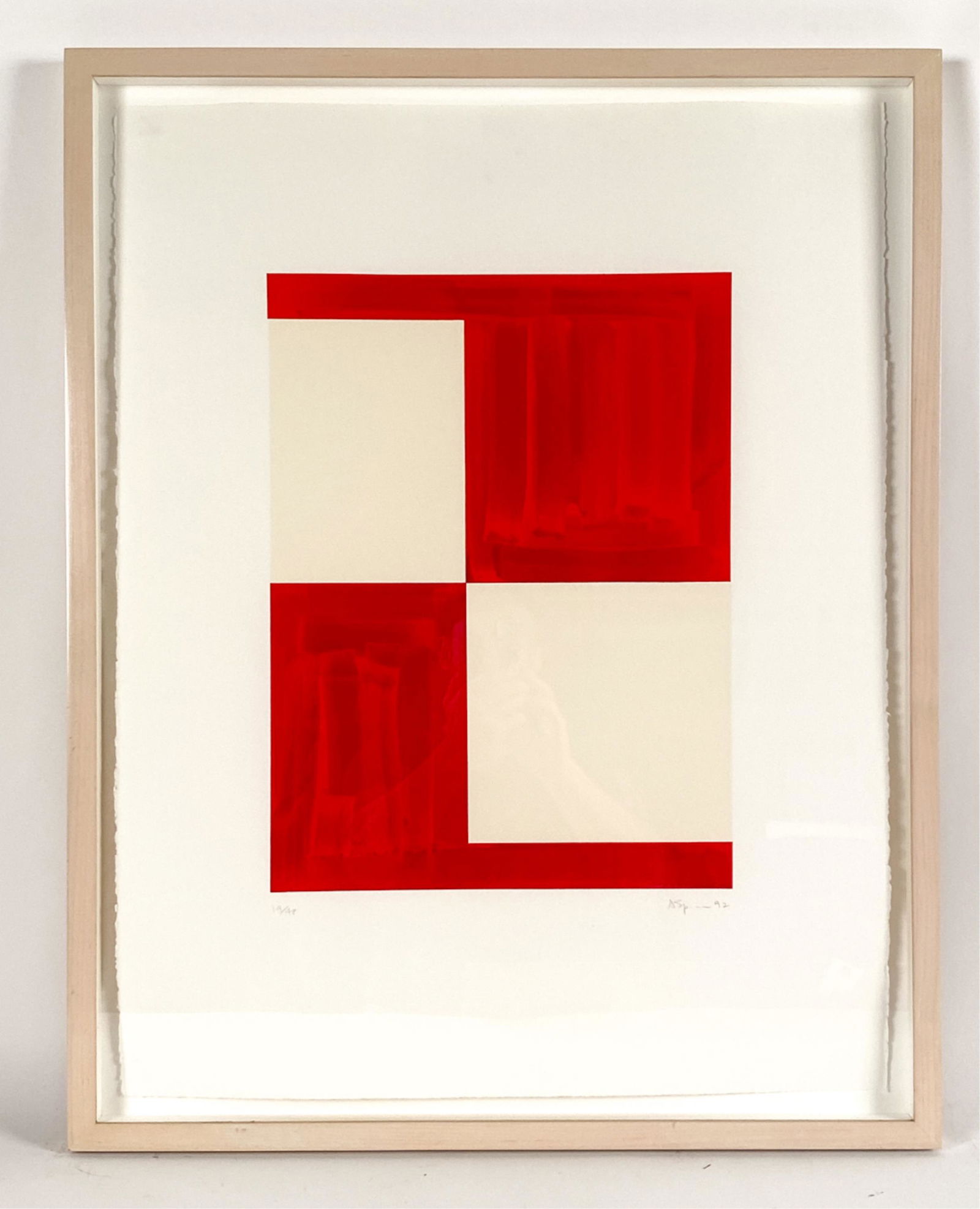 CONTEMPORARY ABSTRACT LITHOGRAPH (1 of 6)