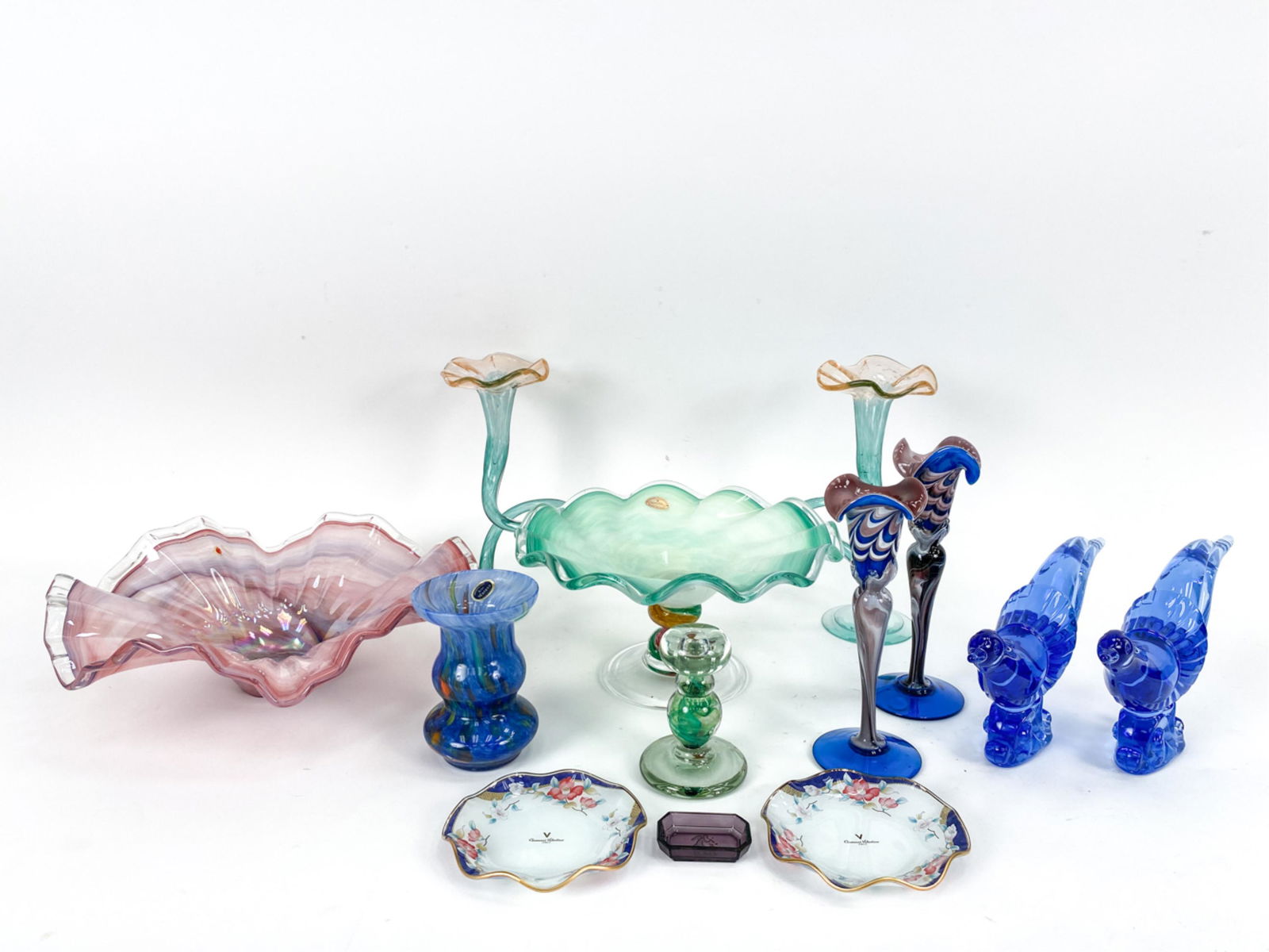 GROUPING OF MURANO ART GLASS (1 of 18)
