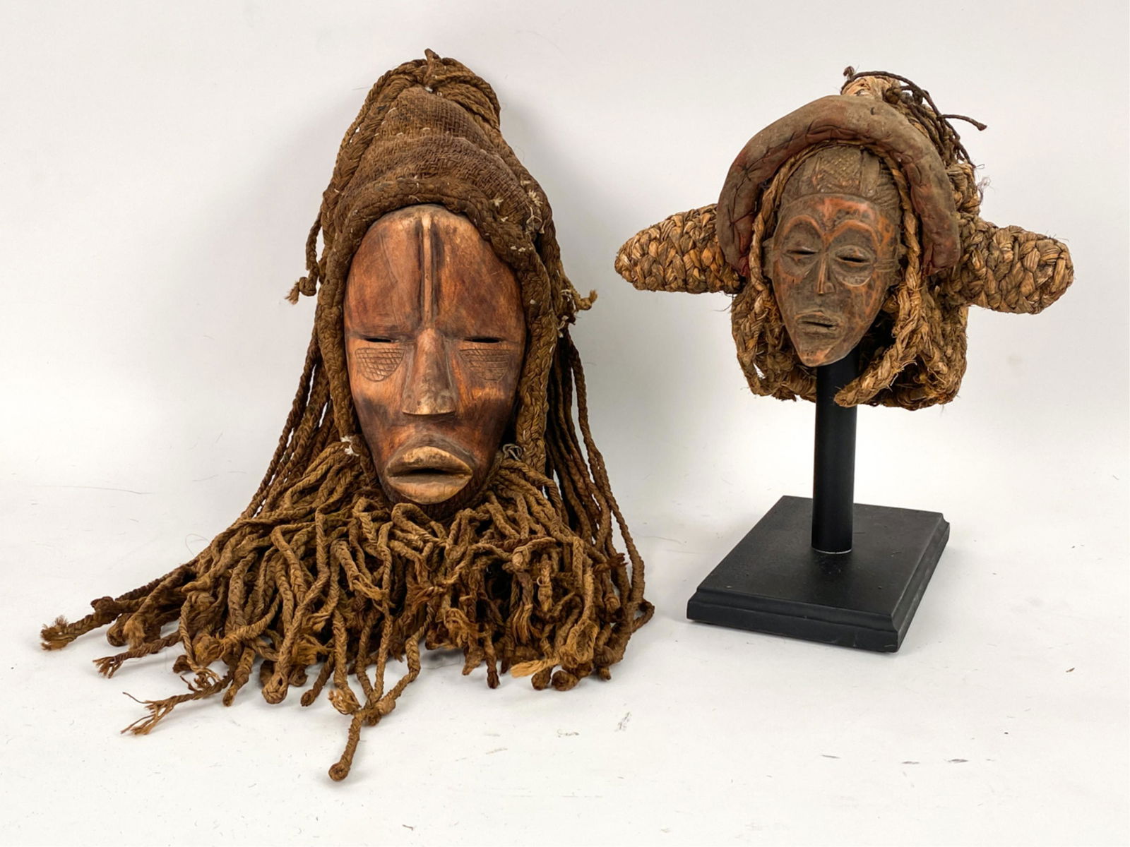(2) VINTAGE AFRICAN MASKS (1 of 14)