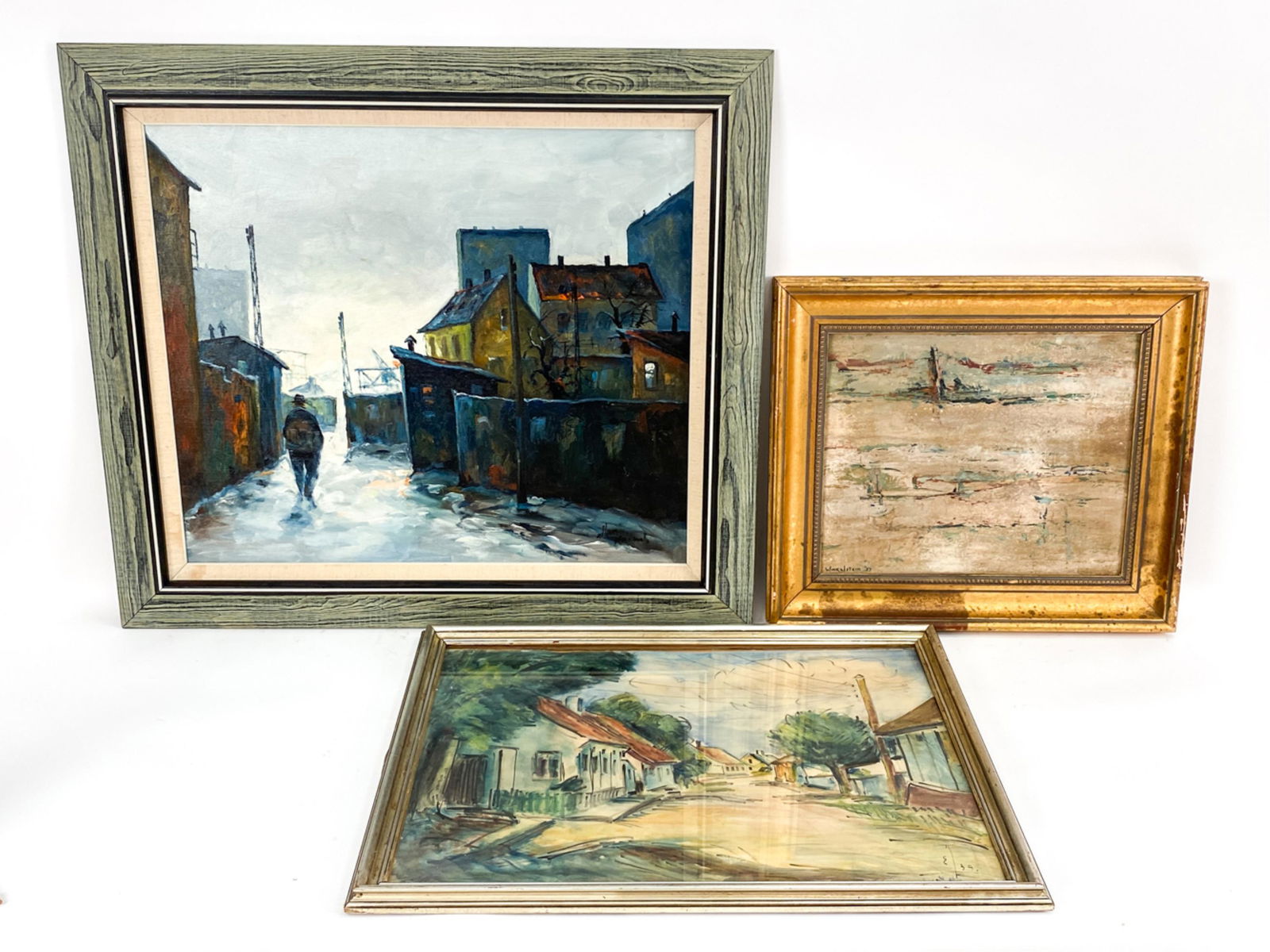 (3) MODERN PAINTINGS (1 of 17)