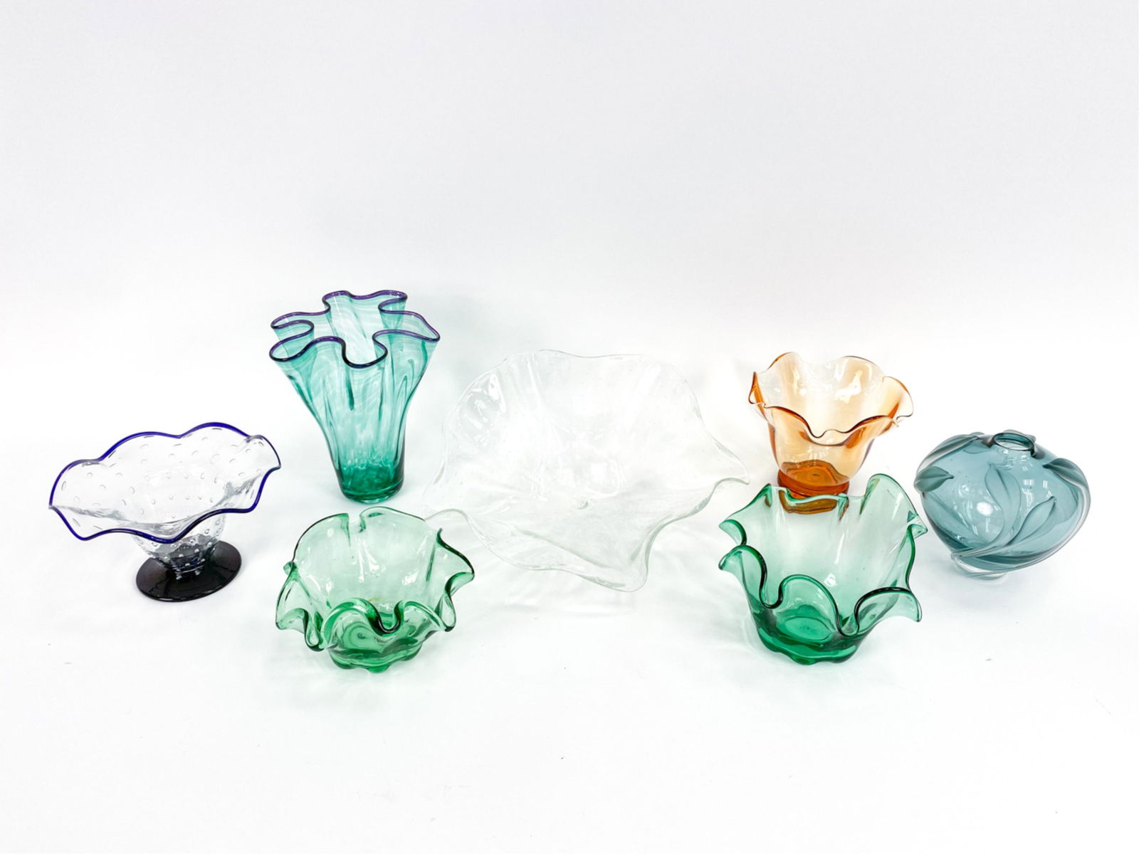 CONTEMPORARY ART GLASS GROUPING (1 of 11)