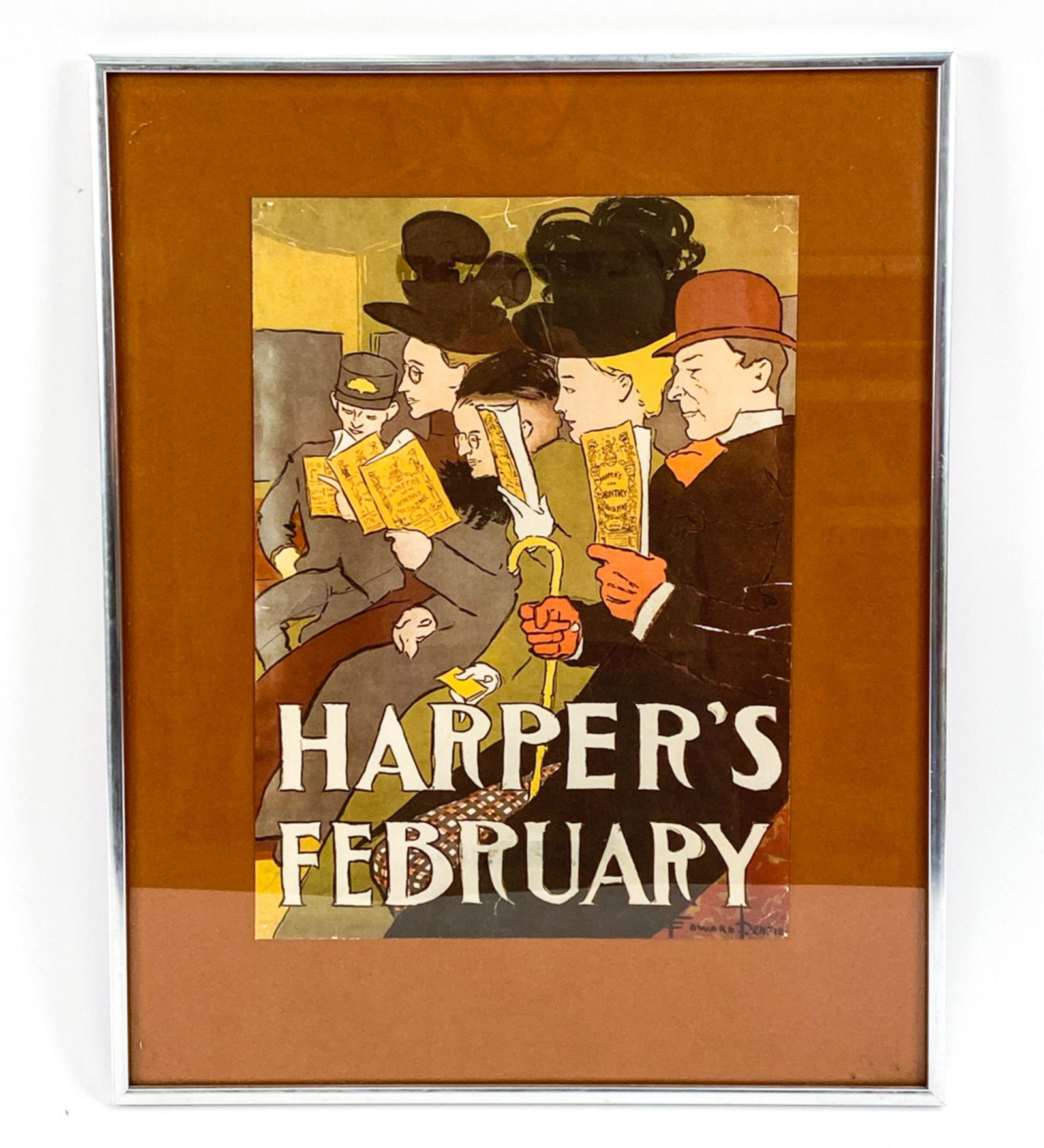 PRINT AFTER EDWARD PENFIELD HARPER'S FEBRUARY (1 of 7)