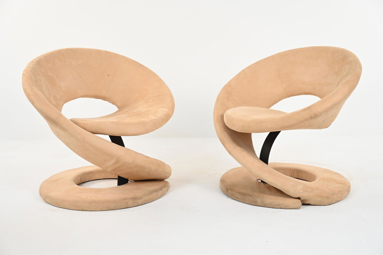 PAIR OF JAYMAR POSTMODERN RIBBON CHAIRS (1 of 14)