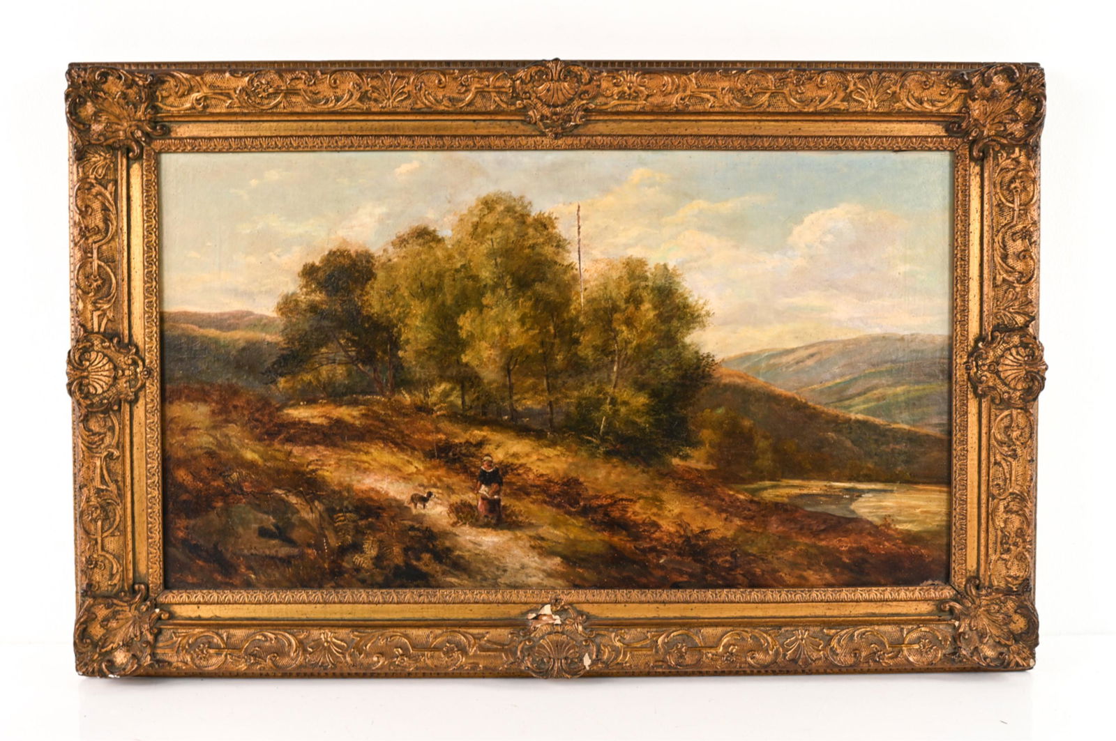 19TH C. BRITISH LANDSCAPE O/C (1 of 14)