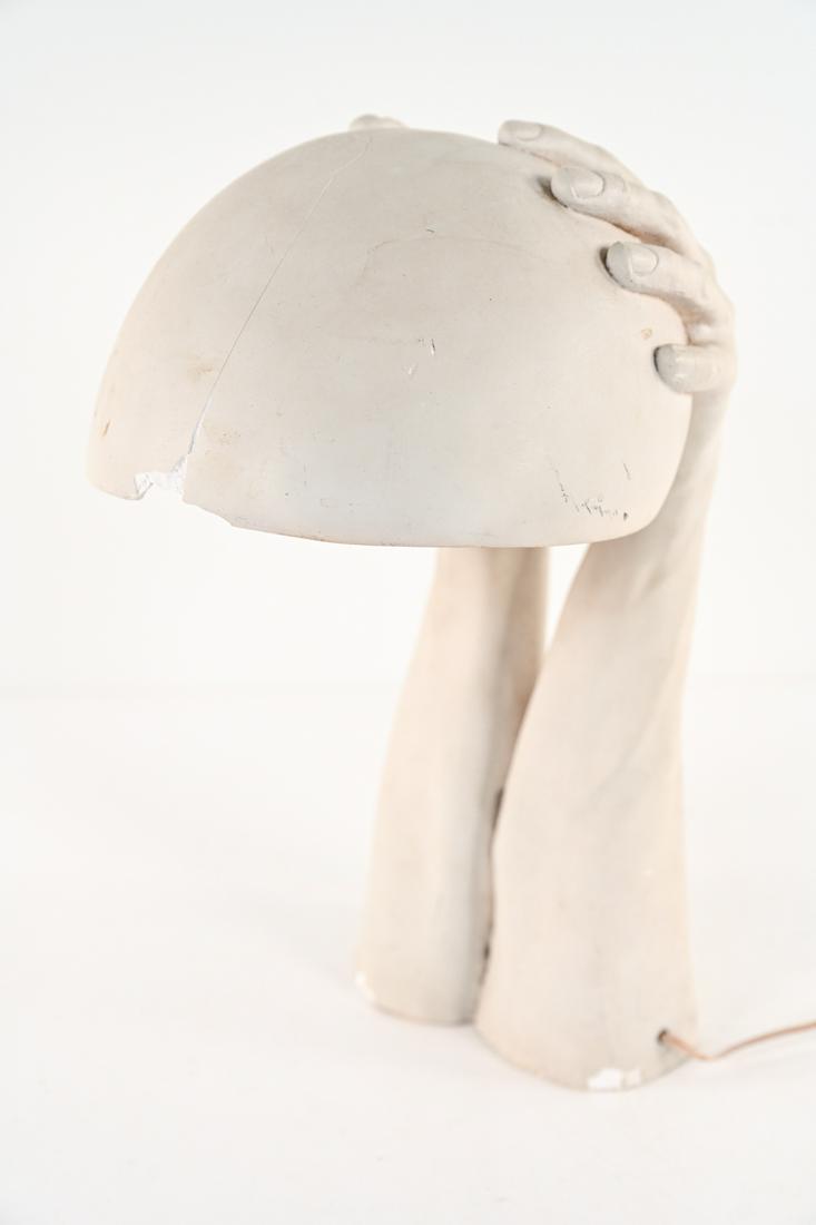 RICHARD ETTS, AMERICAN (B 1942) PLASTER LAMP AS IS (1 of 20)