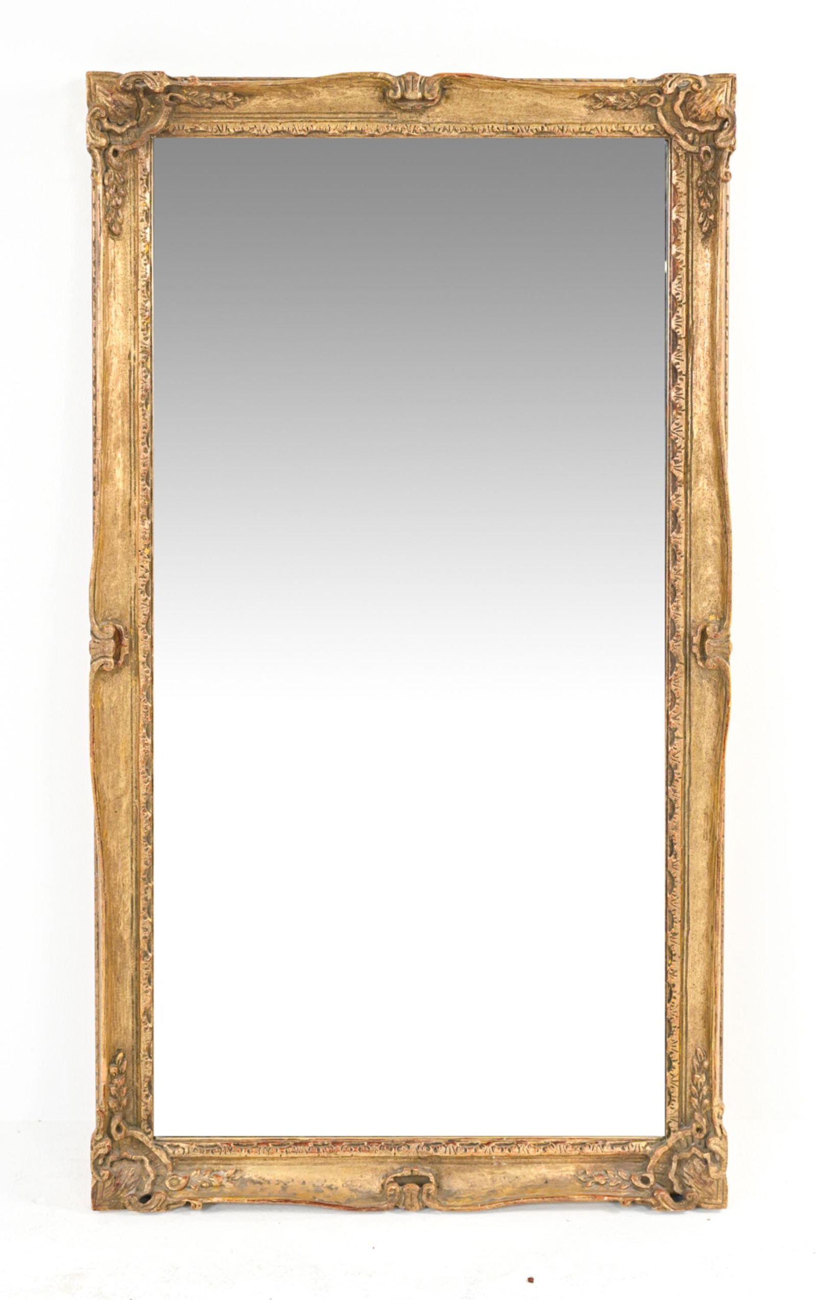 ANTIQUE-STYLE ORNATE GOLD FRAME MIRROR (1 of 7)