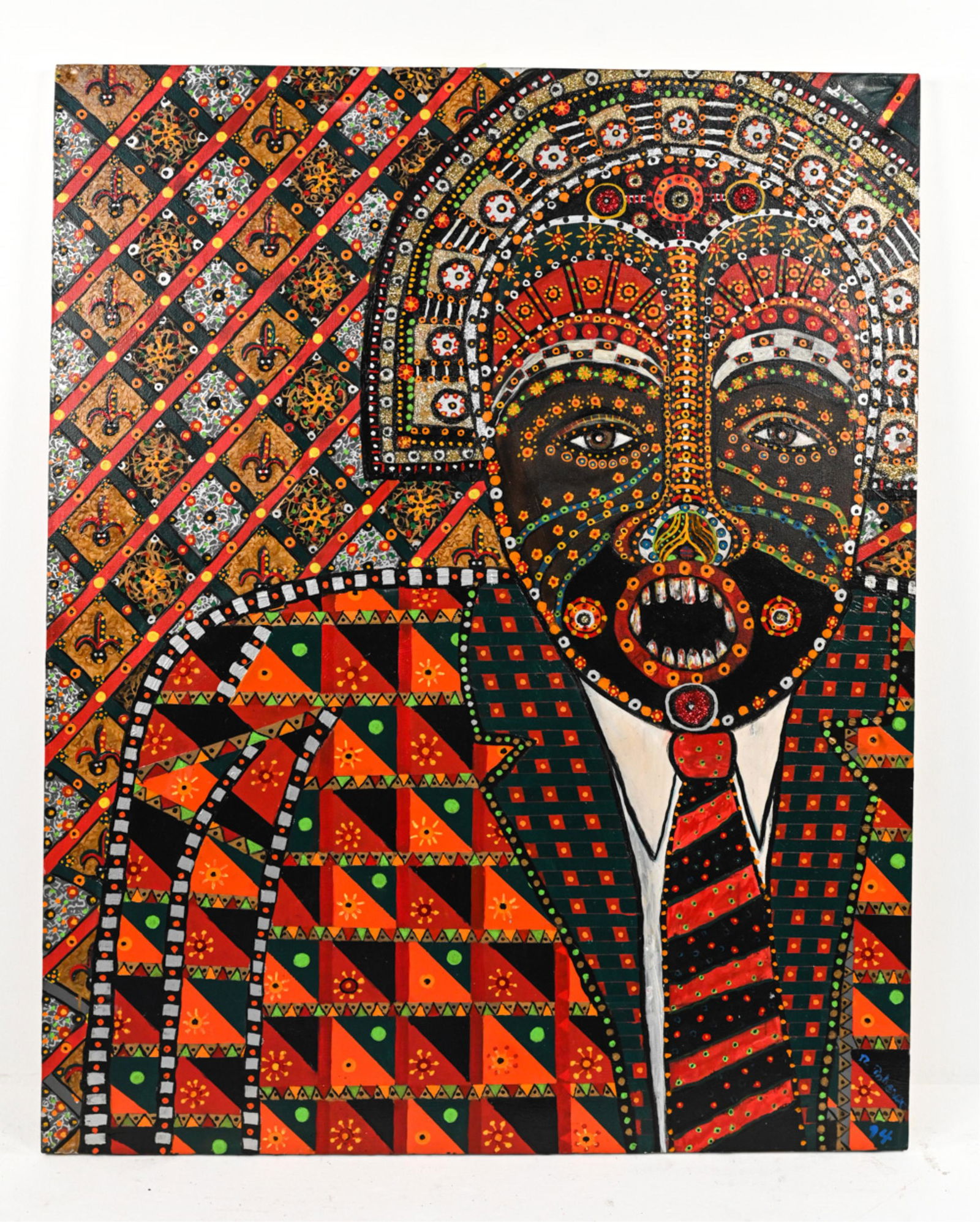 ROLAND ROBERGE (1945-2020) MIXED MEDIA PAINTING (1 of 5)