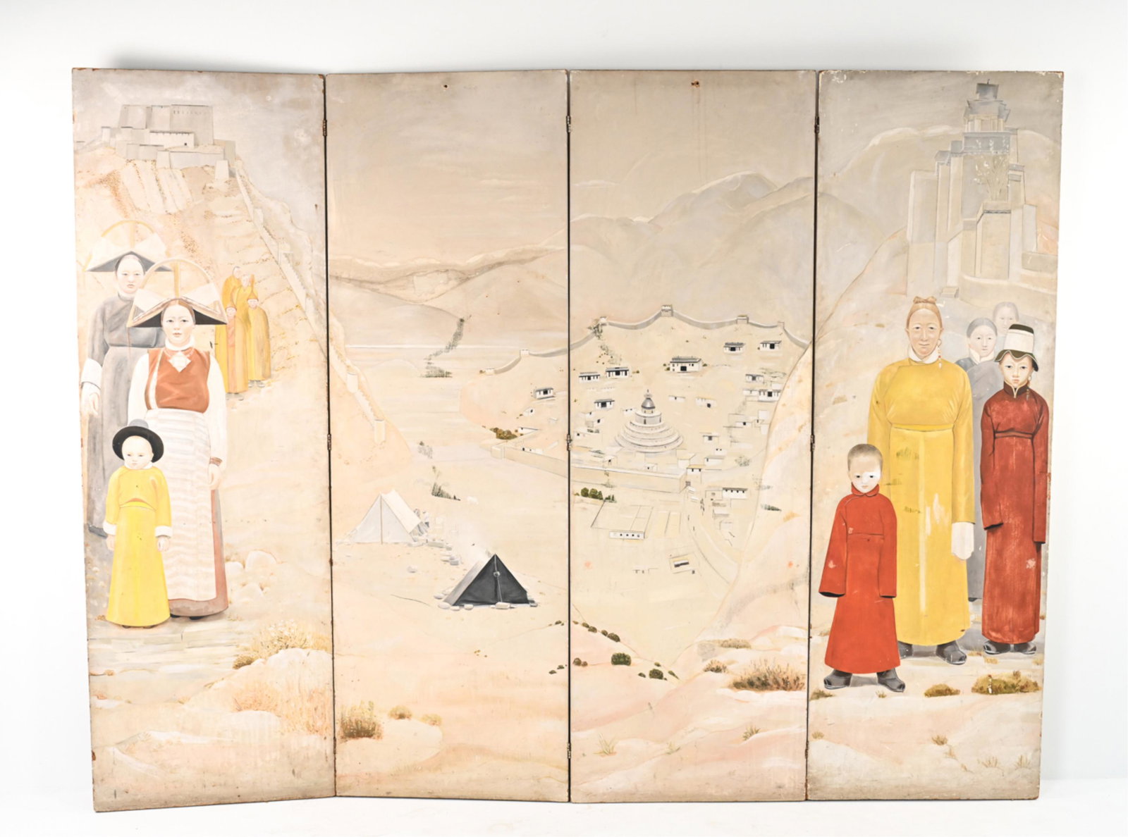 CHINESE PAINTED ROOM SCREEN (1 of 20)