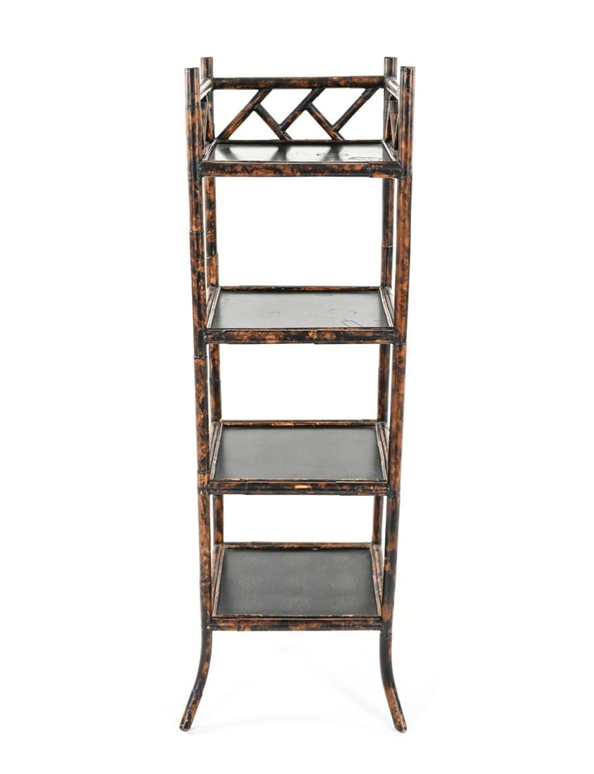 TORTOISE BAMBOO PETITE ETAGERE (1 of 10)