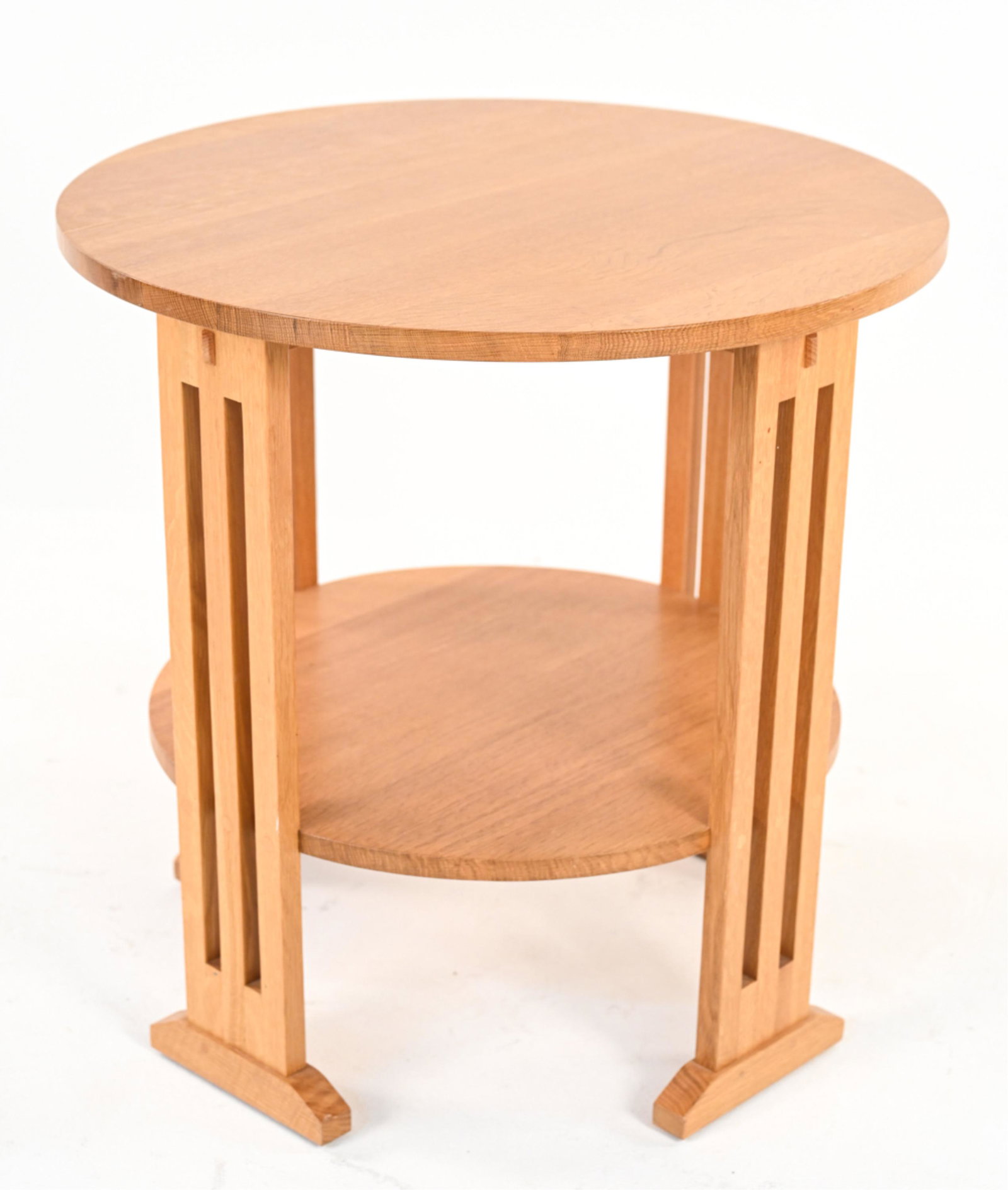 CONTEMPORARY STICKLEY MISSION OAK CENTER TABLE (1 of 8)