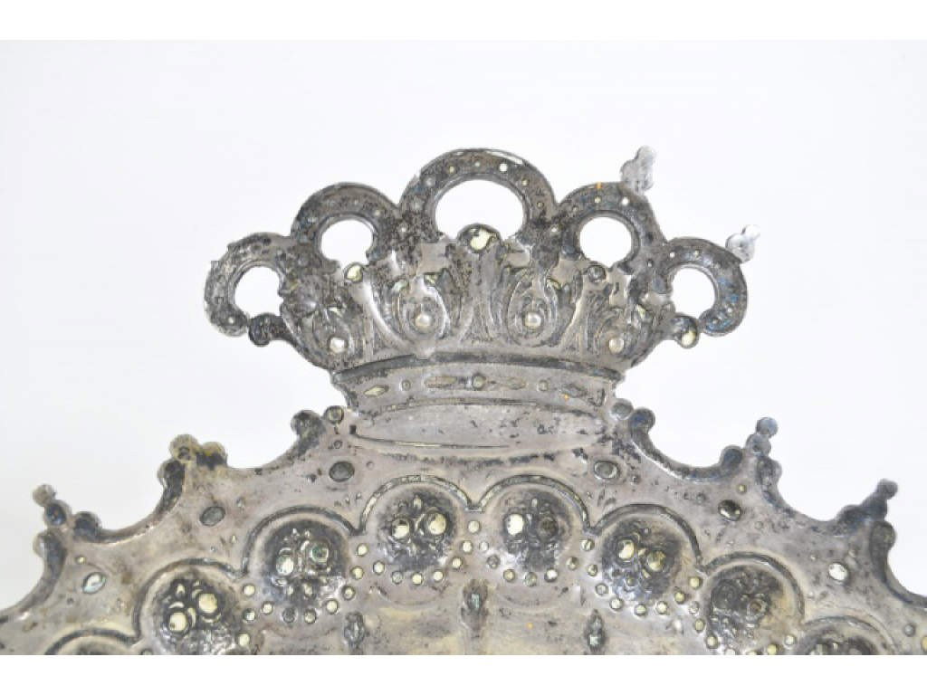 C. 1880 .800 SILVER GERMAN CHANUKAH LAMP - 10