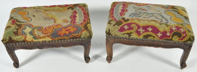 19TH C. FRENCH FOOTSTOOLS