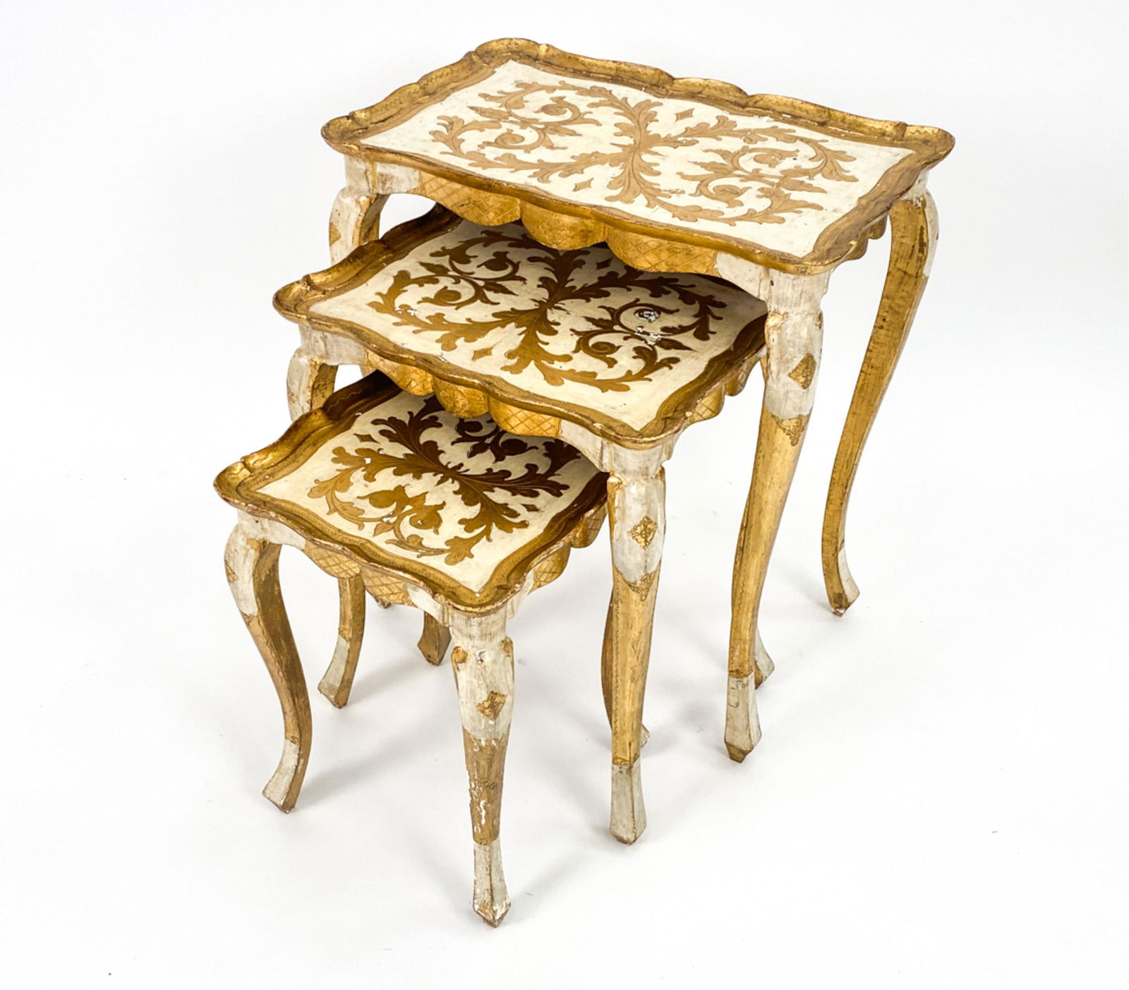 ITALIAN FLORENTINE NESTING TABLES (1 of 14)