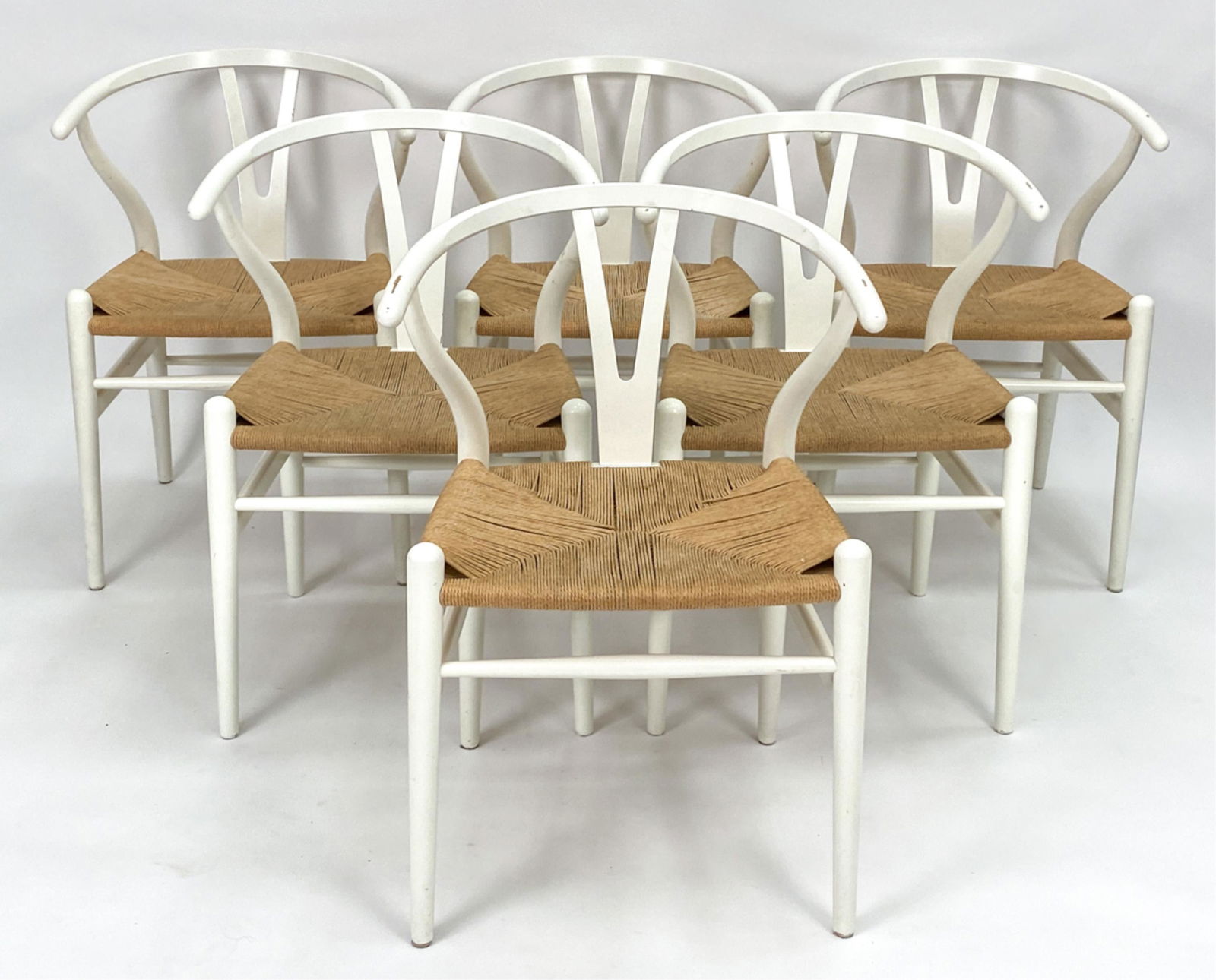 (6) REPRODUCTION HANS WEGNER WISHBONE CHAIRS (1 of 18)