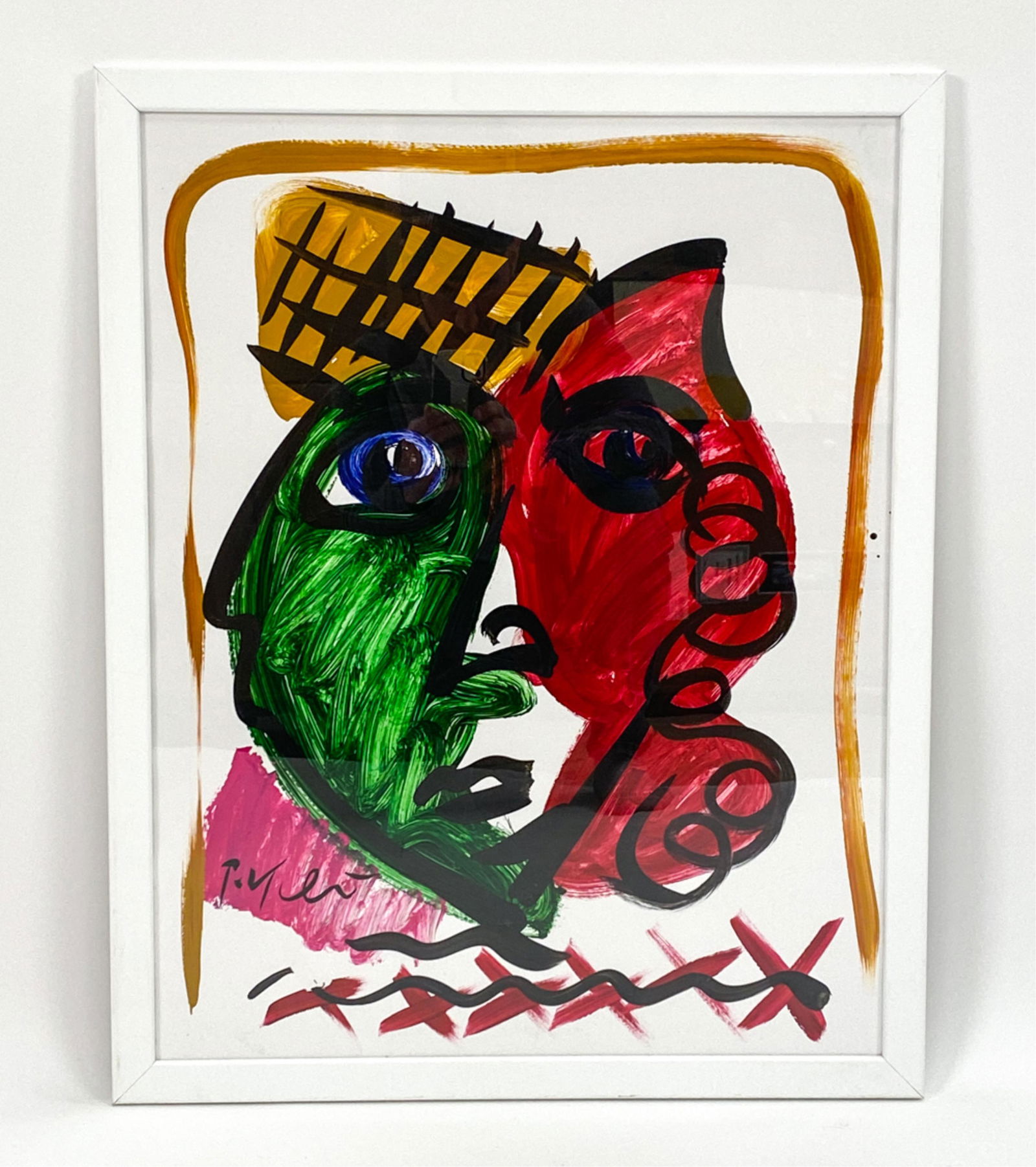 PETER ROBERT KEIL, GERMAN (B. 1924) ACRYLIC/PAPER (1 of 7)