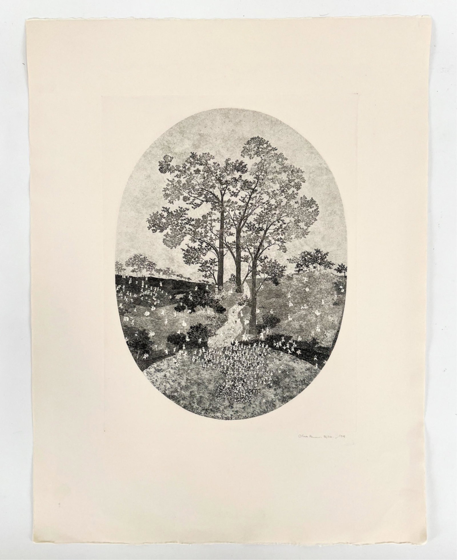 CLAUDE HERMANN, FRENCH (B. 1948) ETCHING (1 of 5)