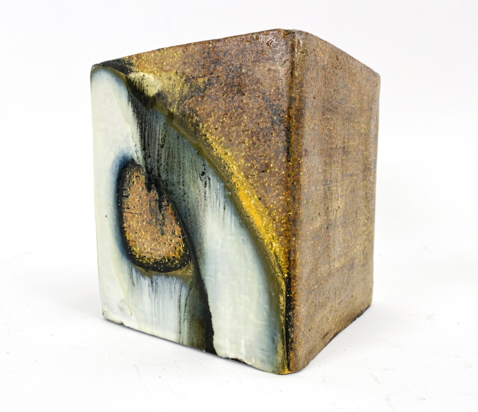 MARCELLO FANTONI FOR RAYMOR CERAMIC SQUARE VASE (1 of 8)
