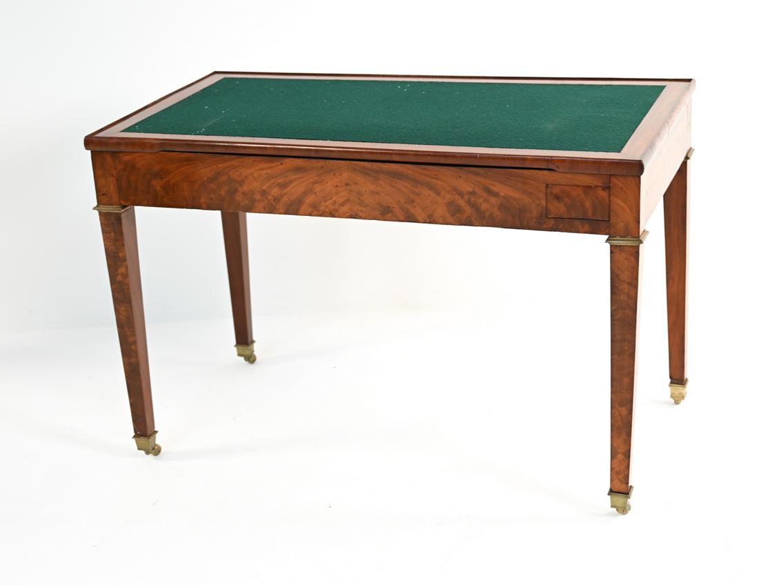 DIRECTOIRE PERIOD MAHOGANY "TRIC TRAC" TABLE (1 of 17)