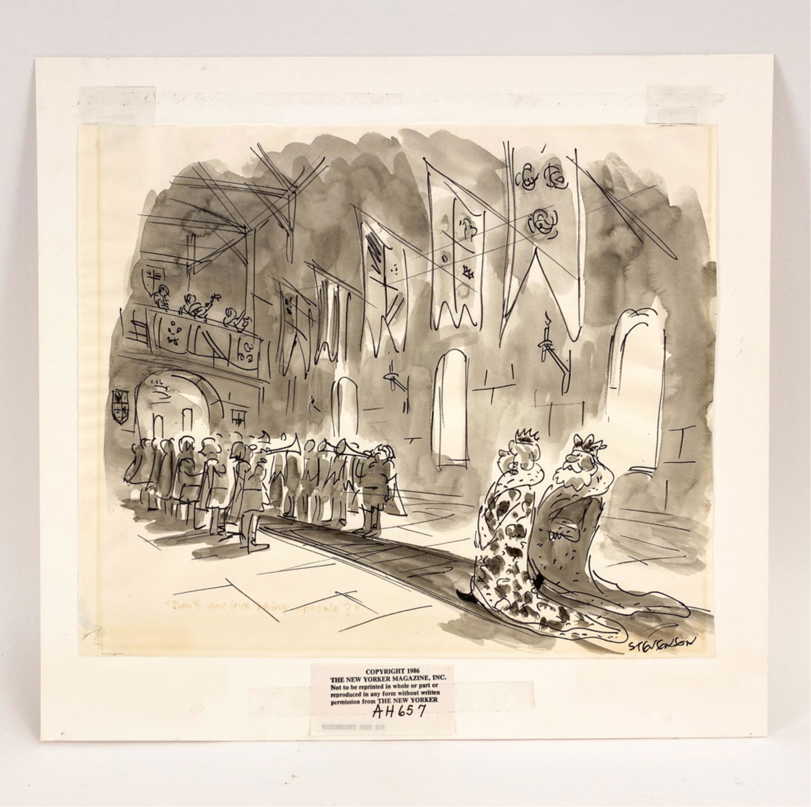 JAMES STEVENSON (1929-2017) ORIGINAL NEW YORKER (1 of 9)