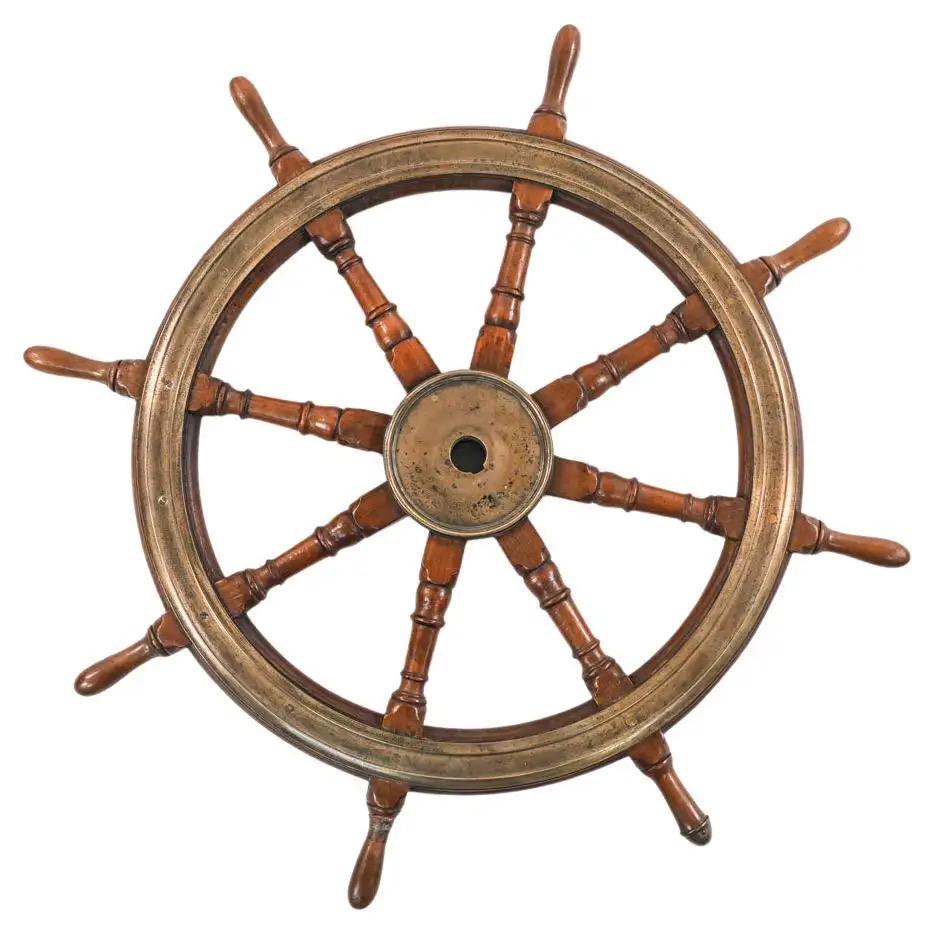ANTIQUE SHIP'S WHEEL (1 of 11)