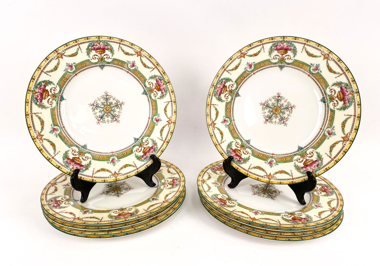 (10) ROYAL WORCESTER EDWARDIAN PORCELAIN PLATES (1 of 10)