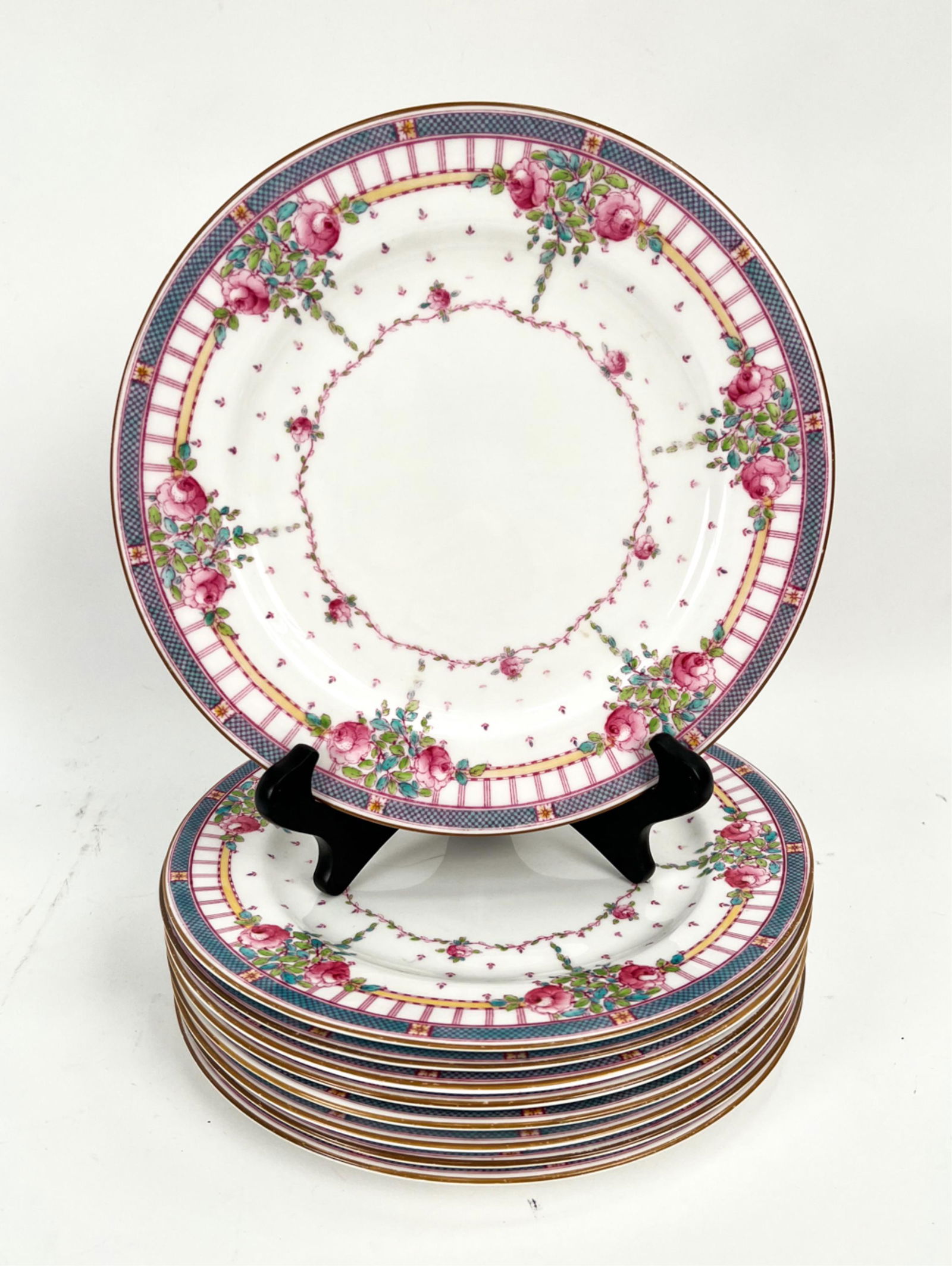 (9) ROYAL WORCESTER PORCELAIN PLATES (1 of 9)