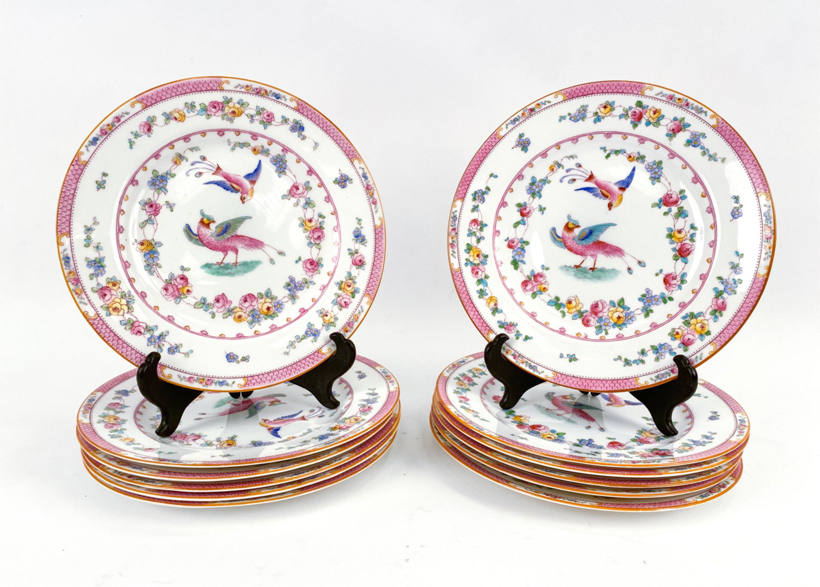 (12) GEORGE JONES & SONS CRESCENT WARE PLATES (1 of 11)