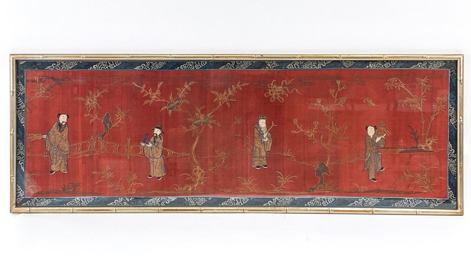 OVERSIZED QING DYNASTY CHINESE EMBROIDERY (1 of 8)