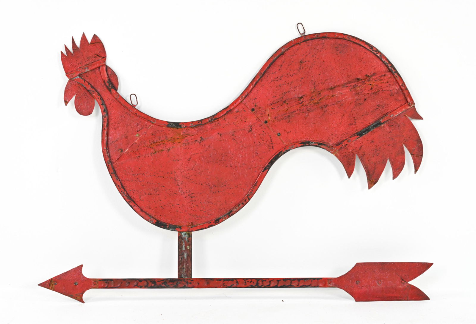 OVERSIZED RUSTIC ROOSTER WALL HANGING (1 of 8)