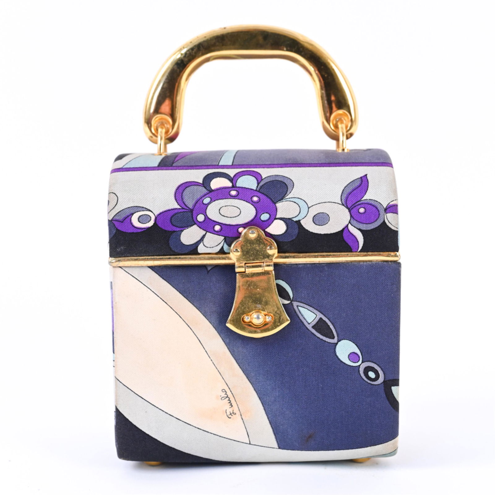 1960'S EMILIO PUCCI SILK MINI BOX PURSE (1 of 12)