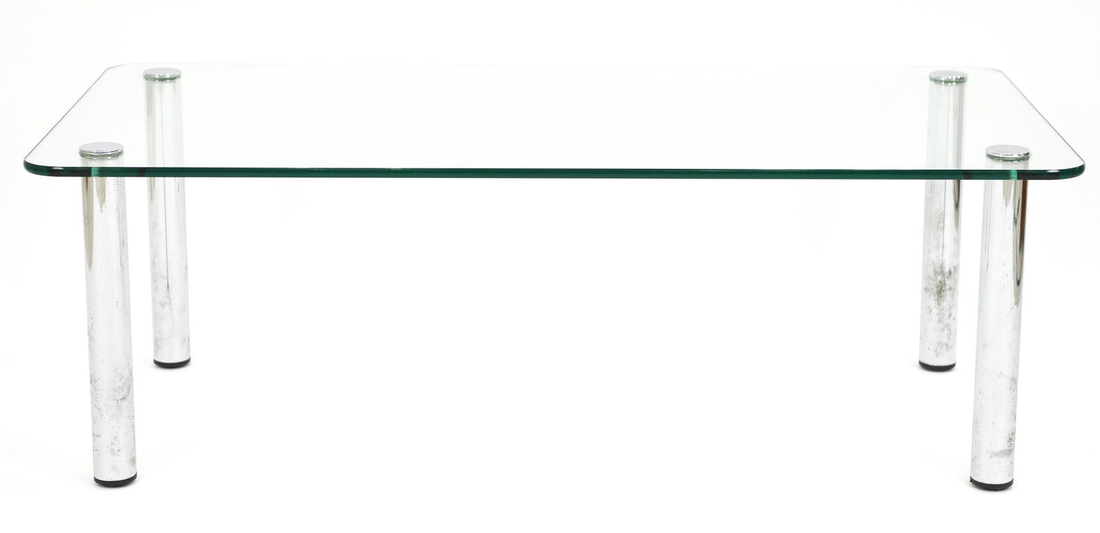 \ATTR. MARCO ZANUSO GLASS & CHROME COFFEE TABLE (1 of 13)