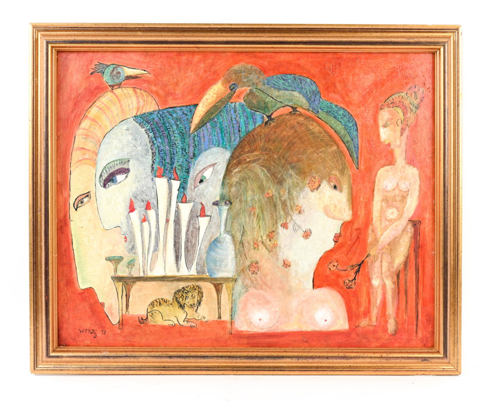 WILLIAM P. KATZ (1926-2003) MIXED MEDIA (1 of 10)