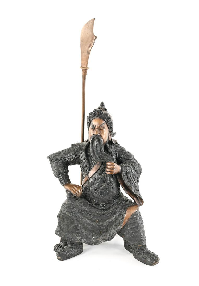 CHINESE BRONZE FIGURATIVE SCULPTURE (1 of 15)