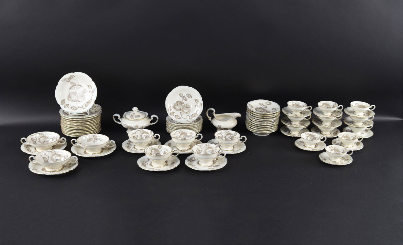 CASTLETON "GLORIA" PORCELAIN GROUPING (1 of 15)