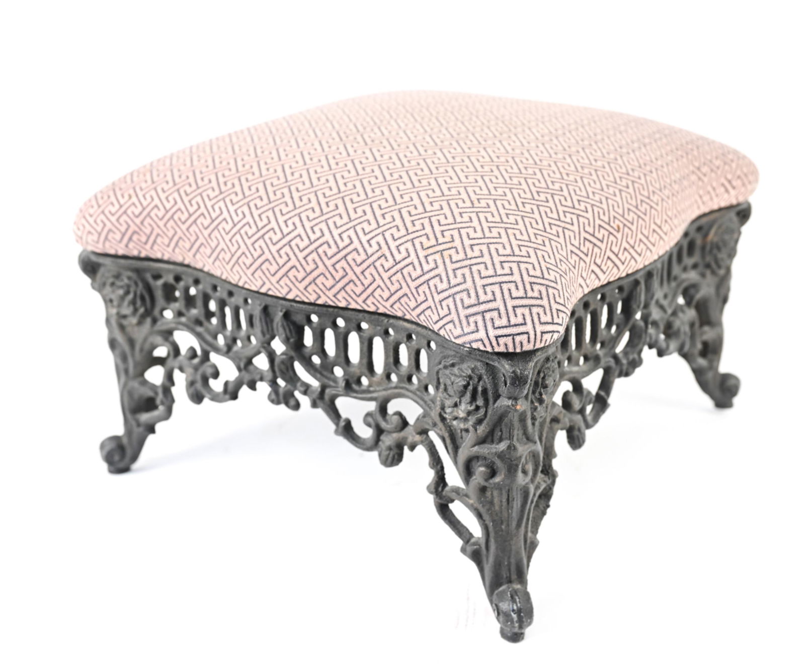 CONTEMPORARY CAST IRON FOOTSTOOL (1 of 10)