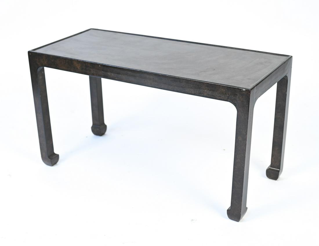 MING STYLE GRAIN-PAINTED COCKTAIL TABLE (1 of 10)