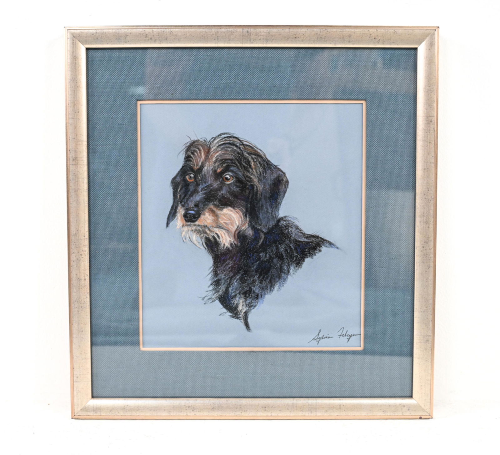 CONTEMPORARY ORIGINAL PASTEL DOG PORTRAIT (1 of 6)