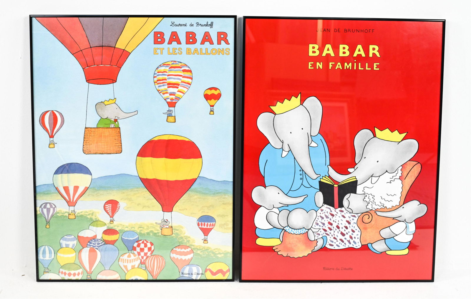 (2) BABAR THE ELEPHANT POSTERS (1 of 12)