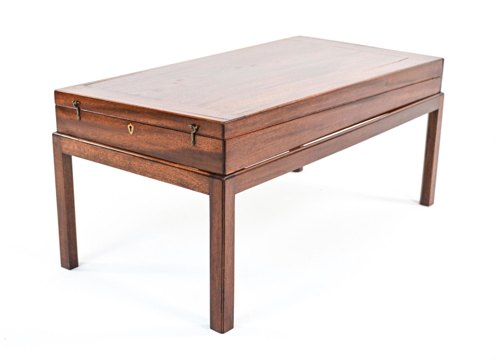 VICTORIAN MAHOGANY BAGATELLE GAMES BOX ON STAND (1 of 20)